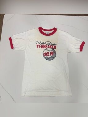 Vintage 1985 Pete Rose “TY-BREAKER” ringer tee ⚾️